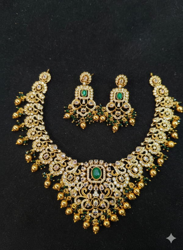 Heavy bridal necklace