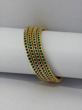 Imitation Green Stone Bangles
