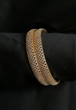 gold plated CZ stone bangles