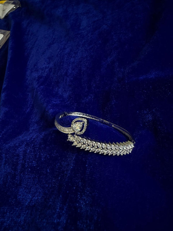 Silver CZ stone bracelet