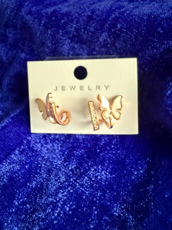 Butterfly claw earring