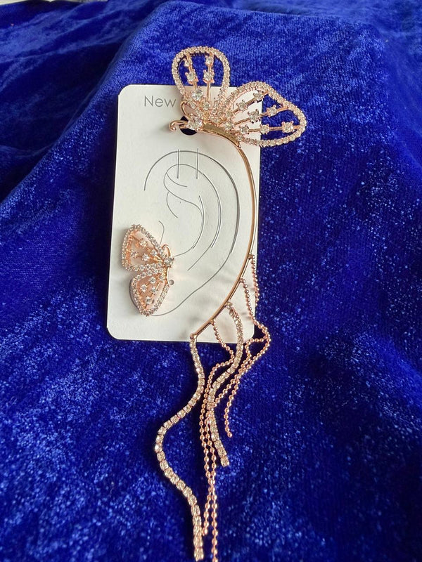 Rose gold plated Ear cuff