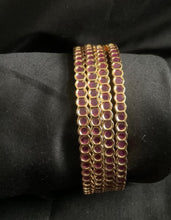 Imitation ruby bangles