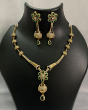 Emerald Green party necklace