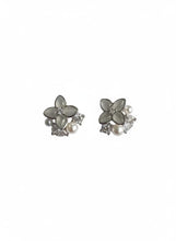 Cute pearl stone silver stud