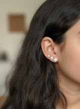 Trendy ear stud set of three.