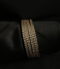 Imitation White Stone Bangles