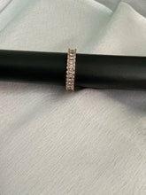 Rose gold party eternity band ring