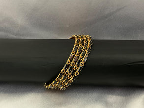 AD Black stone bangle
