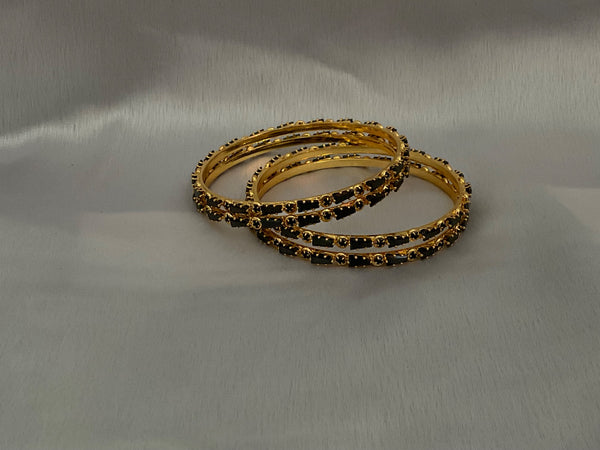 AD Black stone bangle