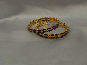 AD Black stone bangle