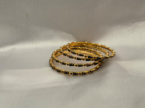 AD Black stone bangle