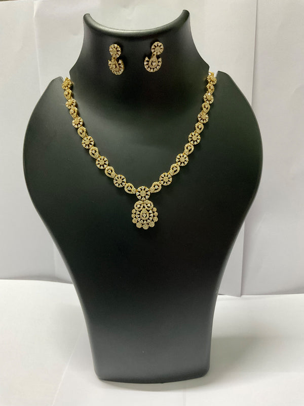 Multi color CZ Necklace