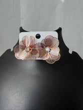 Rose gold korean earring