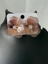 Rose gold korean earring