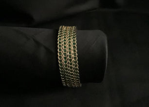 Imitation Green Stone Bangles